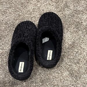 Dearfoams Cozy Black Womens Slippers